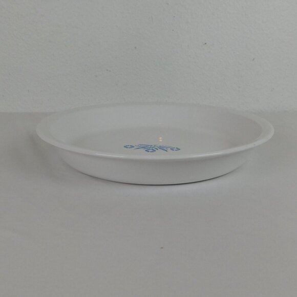 Corning Ware Cornflower Blue Pie Plate Baking Serving Dish Vintage 9" x 1-1/4" - Picture 5 of 10
